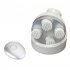Electric Massager  4 Head Scalp Massage with 19 Contacts Per Head  Rechargeable Head Massager BR 8851 White Button Type