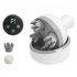 Electric Massager  4 Head Scalp Massage with 19 Contacts Per Head  Rechargeable Head Massager BR 8851 1 White claw LCD model