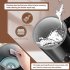Electric Milk Frother Automatic Stainless Steel Electric Cold Hot Frothing Foamer Chocolate Coffee Mixer White