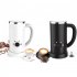 Electric Milk Frother Automatic Stainless Steel Electric Cold Hot Frothing Foamer Chocolate Coffee Mixer White