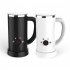 Electric Milk Frother Automatic Stainless Steel Electric Cold Hot Frothing Foamer Chocolate Coffee Mixer White