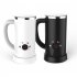 Electric Milk Frother Automatic Stainless Steel Electric Cold Hot Frothing Foamer Chocolate Coffee Mixer White