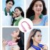 Electric Neck Fan 3 level Adjustable Usb Rechargeable Bladeless Mini Sports Fan Lightweight Cooling Fans pink