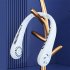 Electric Neck Fan 3 level Adjustable Usb Rechargeable Bladeless Mini Sports Fan Lightweight Cooling Fans white