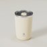 Electric Rotating Self Stirring Coffee Mug 304 Stainless Steel Rechargeable Automatic Mixing Cup For Home Office Travel beige