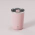 Electric Rotating Self Stirring Coffee Mug 304 Stainless Steel Rechargeable Automatic Mixing Cup For Home Office Travel pink