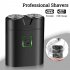 Electric Shavers for Men Waterproof Shaving Machine Double Ring Blade USB Rechargeable Beard Razor