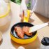 Electric Skillet  Non Stick Small Egg Skillet  Overheating Protection  Mini Electric Ramen Noodles Boiling Pot For Dorms Cooking  Camping  RV yellow