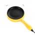 Electric Skillet  Non Stick Small Egg Skillet  Overheating Protection  Mini Electric Ramen Noodles Boiling Pot For Dorms Cooking  Camping  RV pink