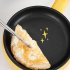 Electric Skillet  Non Stick Small Egg Skillet  Overheating Protection  Mini Electric Ramen Noodles Boiling Pot For Dorms Cooking  Camping  RV Beige white