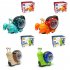 Electric Snail Toy Universal Shaking Head Snail With Music Light Projection Interaction Toys For Boys Girls Gifts red hermit crab