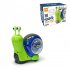 Electric Snail Toy Universal Shaking Head Snail With Music Light Projection Interaction Toys For Boys Girls Gifts red hermit crab