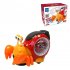 Electric Snail Toy Universal Shaking Head Snail With Music Light Projection Interaction Toys For Boys Girls Gifts red hermit crab