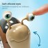 Electric Snail Toy Universal Shaking Head Snail With Music Light Projection Interaction Toys For Boys Girls Gifts red hermit crab