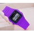 Electric Sport Watch LED Digital Waterproof Quartz Wrist Watch Gifts for Boys and Girls Rose red