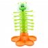 Electric Swing Insect Toy Sound DIY Kids Interactive Gift Home Detachable Fun Squeaky Toys 360 Degree Rotation Desktop Swing Insect Game random color