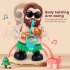 Electric Swinging Saxophonist Figure Toy Children Fun Musical Player Sensory Dancing Toys With Light Music For Boys Girls Birthday Gifts as shown with screwdriv