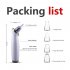 Electric Vacuum Suction Cleaner Face Cleaning Blackhead Removal Multifunctional Face Cleansing Machine  Pearl White