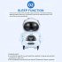 Electric Voice Smart Mini Pocket Robot with Light Music Multi functional Children Early Education Puzzle Toys Blue