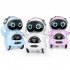 Electric Voice Smart Mini Pocket Robot with Light Music Multi functional Children Early Education Puzzle Toys Blue