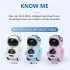 Electric Voice Smart Mini Pocket Robot with Light Music Multi functional Children Early Education Puzzle Toys Pink