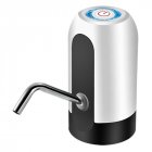 Electric Water Bottle Pump Usb Rechargeable Water Dispenser One-button Automatic Switch Drinking Water Pump White