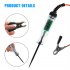 Electrical Tester Pen Battery Tester Automotive With Clip Digital Display System Spring Light Weight Electric Test Pen For Car Truck Motorcycle red