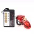 Electro Shock Chastity Cage Penis Sleeve Male Sex Toys Electric Cock Cage Cock Ring Chastity Device For Men CB6000 black
