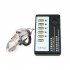 Electro Shock Chastity Cage Penis Sleeve Male Sex Toys Electric Cock Cage Cock Ring Chastity Device For Men CB6000 black