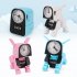 Electronic Alarm Clock Multifunctional Cute Dog Robot Electronic Alarm Clock Pink