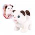 Electronic Cat Plush Toy Walking Lifelike Cat Doll With Sound Stuffed Kitten Interactive Toys For Boys Girls Birthday Gifts Home Decoration Q036 cat