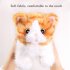 Electronic Cat Plush Toy Walking Lifelike Cat Doll With Sound Stuffed Kitten Interactive Toys For Boys Girls Birthday Gifts Home Decoration Q036 cat