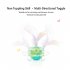 Electronic Cat Toy  Automatic Cat Toys Interactive With LED Lights  Type C Charging Cable  Whisper Mode  Swing Type Rechargeable Cat Toys For Living Room Yellow