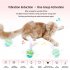 Electronic Cat Toy  Automatic Cat Toys Interactive With LED Lights  Type C Charging Cable  Whisper Mode  Swing Type Rechargeable Cat Toys For Living Room Yellow