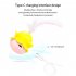 Electronic Cat Toy  Automatic Cat Toys Interactive With LED Lights  Type C Charging Cable  Whisper Mode  Swing Type Rechargeable Cat Toys For Living Room Yellow