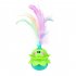 Electronic Cat Toy  Automatic Cat Toys Interactive With LED Lights  Type C Charging Cable  Whisper Mode  Swing Type Rechargeable Cat Toys For Living Room blue g