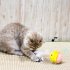 Electronic Cat Toy  Automatic Cat Toys Interactive With LED Lights  Type C Charging Cable  Whisper Mode  Swing Type Rechargeable Cat Toys For Living Room Yellow