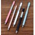 Electronic Dawing Pen Conductive Cloth   Sucker 2 in 1 Metal Capacitor Active Stylus Pen Light blue