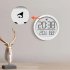 Electronic Digital Hygrometer Clock With Folding Bracket  Big Digits  Month  Date  Temperature LCD Display Clock  Wall Clock For Office  Living Room  Bedroom  S