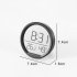 Electronic Digital Hygrometer Clock With Folding Bracket  Big Digits  Month  Date  Temperature LCD Display Clock  Wall Clock For Office  Living Room  Bedroom  S