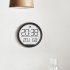 Electronic Digital Hygrometer Clock With Folding Bracket  Big Digits  Month  Date  Temperature LCD Display Clock  Wall Clock For Office  Living Room  Bedroom  S