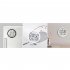 Electronic Digital Hygrometer Clock With Folding Bracket  Big Digits  Month  Date  Temperature LCD Display Clock  Wall Clock For Office  Living Room  Bedroom  S