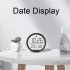 Electronic Digital Hygrometer Clock With Folding Bracket  Big Digits  Month  Date  Temperature LCD Display Clock  Wall Clock For Office  Living Room  Bedroom  S