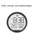 Electronic Digital Hygrometer Clock With Folding Bracket  Big Digits  Month  Date  Temperature LCD Display Clock  Wall Clock For Office  Living Room  Bedroom  S