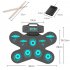 Electronic Drum Sets Roll Up Beginner Practice Pad Double Horn Rechargeable MIDI Drum Pad Children DTX Games WGS505