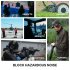 Electronic Ear Protection Safety Earmuffs NRR 22dB Noise Reduction Headphones Lightweight Hearing Protection Earmuffs Compact Foldable Headset For Power Tools b