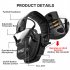 Electronic Ear Protection Safety Earmuffs NRR 22dB Noise Reduction Headphones Lightweight Hearing Protection Earmuffs Compact Foldable Headset For Power Tools b