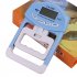 Electronic Hand Grip Strength Meter with Batteries Adjustable Led Digital Screen Display Test Equipment Grey