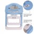 Electronic Hand Grip Strength Meter with Batteries Adjustable Led Digital Screen Display Test Equipment Grey