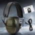Electronic Hearing Protector Nrr 22db Tactical Earmuff Noise Reduction Headphone Anti noise Ear Defenders Black